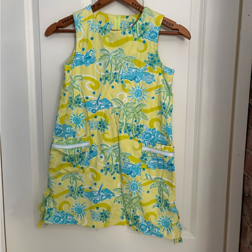 Lilly Pulitzer Tropical Kids Dress - Yellow and Blue
